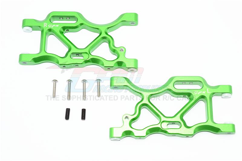 Arrma Senton 6S BLX (AR102654) Aluminum Rear Lower Arms - 1Pr Set Green