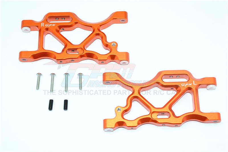 Arrma Senton 6S BLX (AR102654) Aluminum Rear Lower Arms - 1Pr Set Orange
