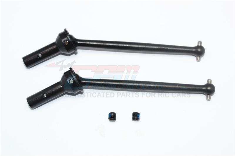 Arrma Senton 6S BLX (AR102654) Harden Steel #45 CVD Shaft For Front / Rear - 1Pr Set Black