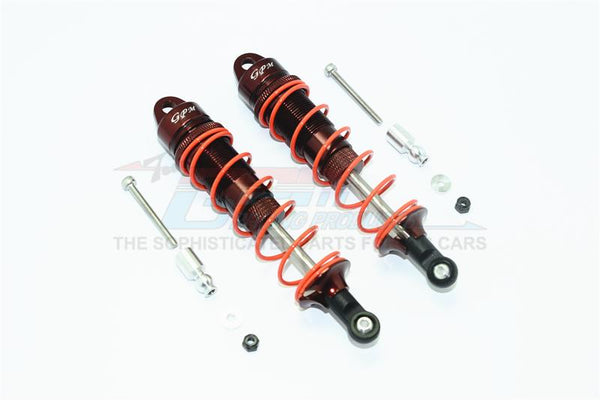 Arrma Senton 6S BLX (AR102654) & Typhon 6S BLX (AR106013) Aluminum Rear Adjustable Dampers 110mm - 1Pr Set Brown
