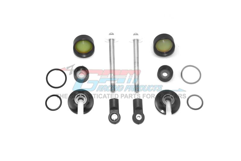 Alloy Full Damper Rebuild Kit For GPM Optional Rear Shocks Item# MAS110R For Arrma Senton 6S Blx / Typhon 6S Blx - 1 Set Black