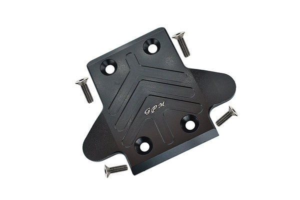 Arrma SENTON / OUTCAST / NOTORIOUS 6S BLX Aluminum Front Chassis Protection Plate - 1Pc Set Black