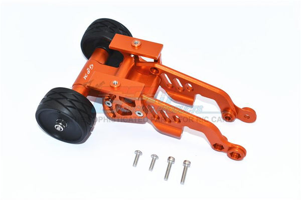 Arrma TALION / TYPHON Aluminum Rear Adjustable Wheelie - 1 Set Orange