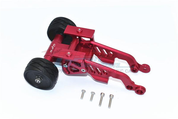 Arrma TALION / TYPHON Aluminum Rear Adjustable Wheelie - 1 Set Red