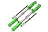 Aluminum 7075-T6 + Stainless Steel Rear Camber Links For Arrma 1/8 4WD ELECTRIC TALION 6S BLX ARA106048 Upgrades - Green