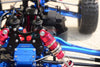 Arrma TALION 6S BLX Aluminum Front Double Section Spring Dampers 105mm - 1Pr Set Blue