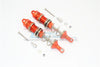 Arrma TALION 6S BLX Aluminum Front Double Section Spring Dampers 105mm - 1Pr Set Orange
