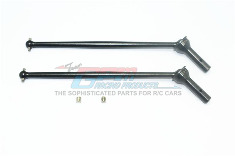 Arrma TALION 6S BLX (ARA106048) Harden Steel #45 Front CVD Drive Shaft - 1Pr Set Black