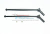 Arrma TALION 6S BLX (ARA106048) Harden Steel #45 Front CVD Drive Shaft - 1Pr Set Black