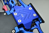 Arrma 1:8 ELECTRIC TALION 6S BLX / OUTCAST 6S BLX Aluminum Front Chassis Protection Plate  - 5Pc Set Blue