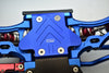 Arrma 1:8 ELECTRIC TALION 6S BLX / OUTCAST 6S BLX Aluminum Front Chassis Protection Plate  - 5Pc Set Blue