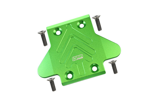 Arrma 1:8 ELECTRIC TALION 6S BLX / OUTCAST 6S BLX Aluminum Front Chassis Protection Plate  - 5Pc Set Green