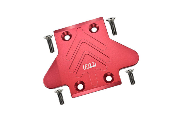 Arrma 1:8 ELECTRIC TALION 6S BLX / OUTCAST 6S BLX Aluminum Front Chassis Protection Plate  - 5Pc Set Red