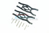 Arrma 1/10 Fazon Voltage 2WD (AR102675AU) Aluminum Frontor Rear Lower Suspension Arms - 1Pr Set Black