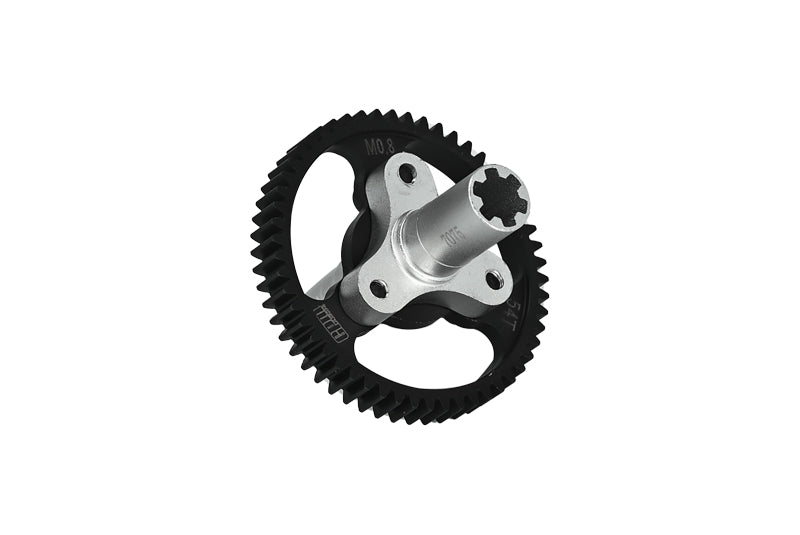 Medium Carbon Steel 54T Spur Gear 0.8 Module 32 Pitch For Arrma 1:8 VENDETTA 3S / INFRACTION V3 / TYPHON 3S / 1:10 KRATON 4S / SENTON 3S / VORTEKS 3S / OUTCAST 4S /  BIG ROCK V3 / GRANITE 3S  - Silver