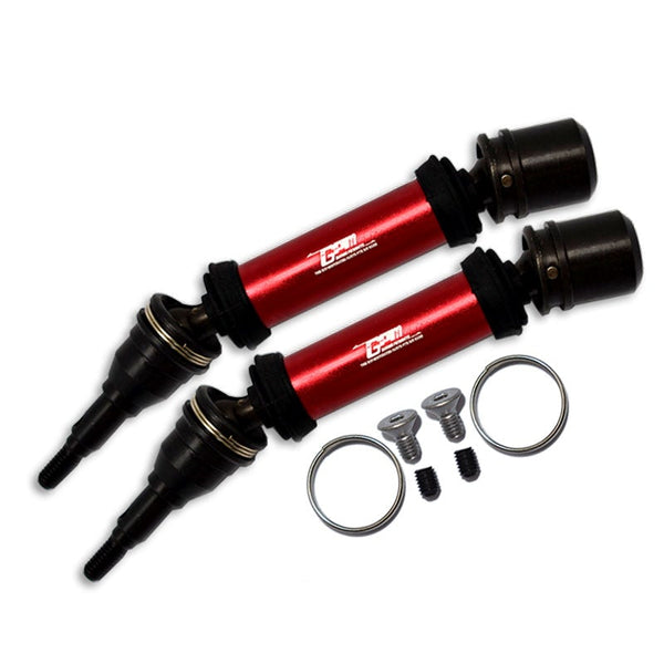 Arrma 1/8 VENDETTA 4X4 3S BLX Speed Bash Racer Carbon Steel Front Or Rear CVD Drive Shaft - 12Pc Set Red