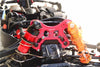 Arrma 1/8 TYPHON 6S BLX Aluminum Front Shock Tower - 1Pc Set Red