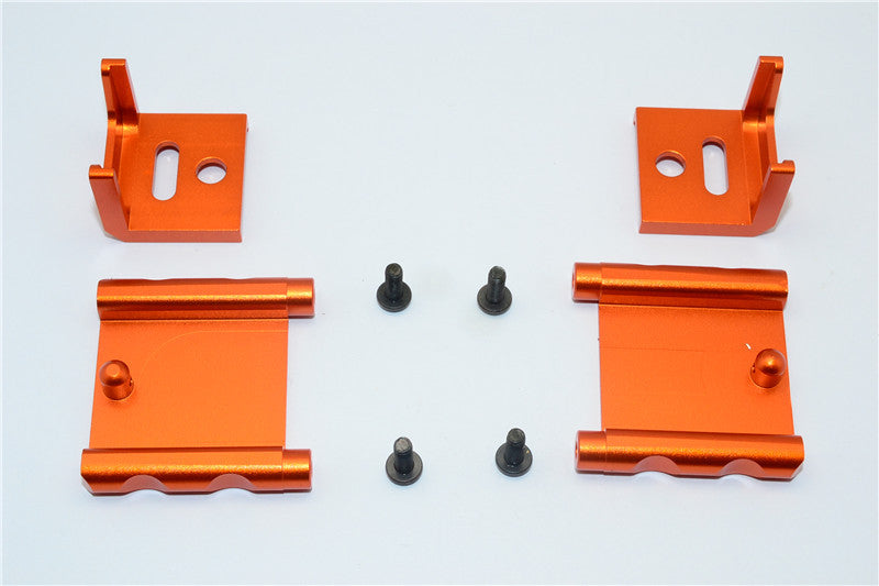 Tamiya MF01X Aluminum Battery Holder (138mm) - 1 Set Orange