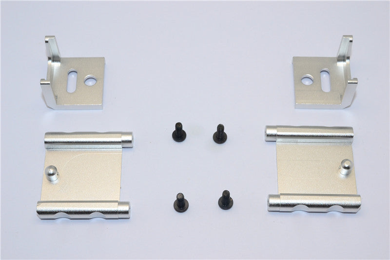 Tamiya MF01X Aluminum Battery Holder (138mm) - 1 Set Silver