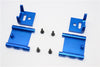 Tamiya MF01X Aluminum Battery Holder (134mm) - 1 Set Blue