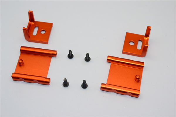 Tamiya MF01X Aluminum Battery Holder (134mm) - 1 Set Orange
