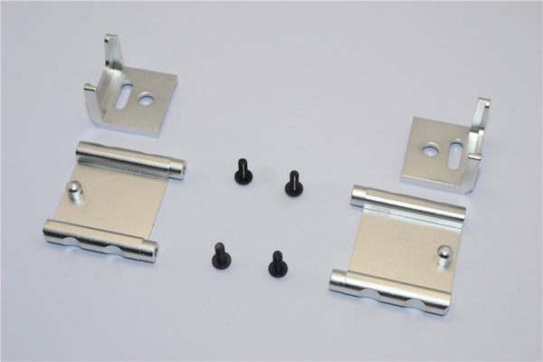 Tamiya MF01X Aluminum Battery Holder (134mm) - 1 Set Silver