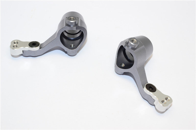 Tamiya MF01X Aluminum Front Knuckle Arm - 1Pr Set Gray Silver