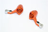 Tamiya MF01X Aluminum Front Knuckle Arm - 1Pr Set Orange