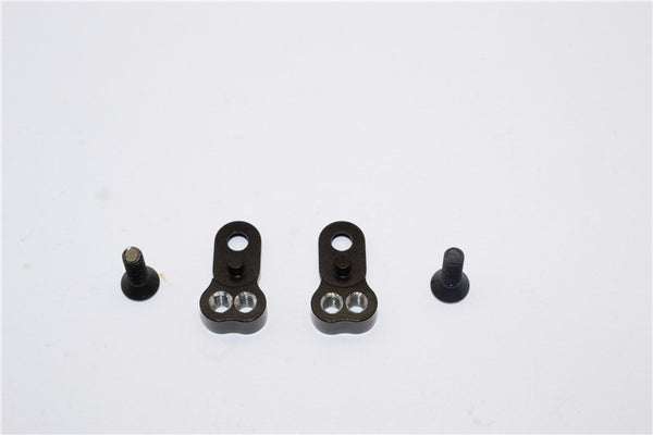 Tamiya MF01X Aluminum Front Knuckle Steering Mount - 1Pr Set Black