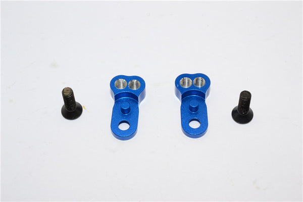 Tamiya MF01X Aluminum Front Knuckle Steering Mount - 1Pr Set Blue