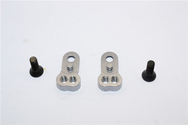 Tamiya MF01X Aluminum Front Knuckle Steering Mount - 1Pr Set Gray Silver