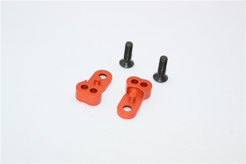 Tamiya MF01X Aluminum Front Knuckle Steering Mount - 1Pr Set Orange