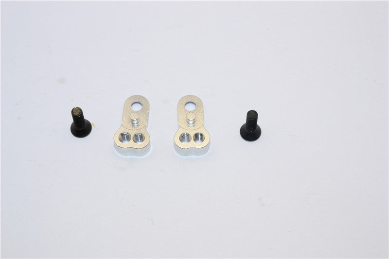 Tamiya MF01X Aluminum Front Knuckle Steering Mount - 1Pr Set Silver
