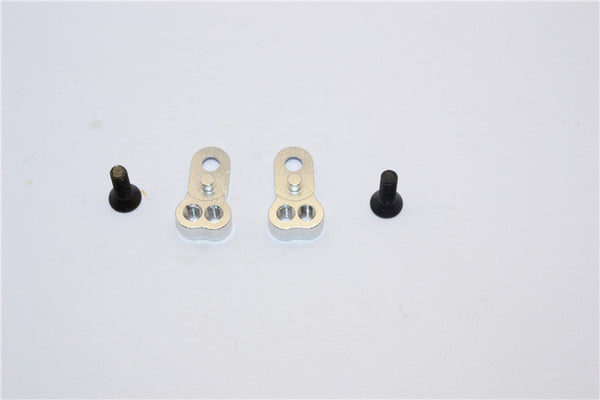 Tamiya MF01X Aluminum Front Knuckle Steering Mount - 1Pr Set Silver