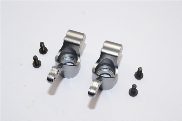 Tamiya MF01X Aluminum Rear Knuckle Arm - 1Pr Set Gray Silver