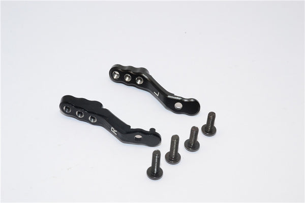 Tamiya MF01X Aluminum Rear Camber Link Mount - 1Pr Set Black