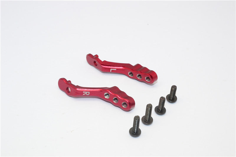 Tamiya MF01X Aluminum Rear Camber Link Mount - 1Pr Set Red