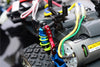 Tamiya MF01X Aluminum Rear Camber Link Mount - 1Pr Set Blue