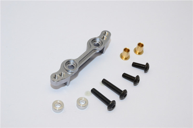 Tamiya MF01X Aluminum Front Damper Mount - 1Pc Set Gray Silver