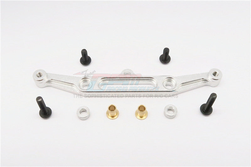 Tamiya MF01X Aluminum Rear Damper Mount - 1Pc Set Silver
