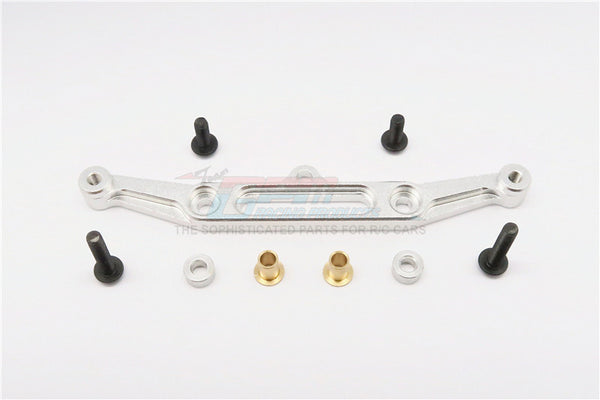 Tamiya MF01X Aluminum Rear Damper Mount - 1Pc Set Silver