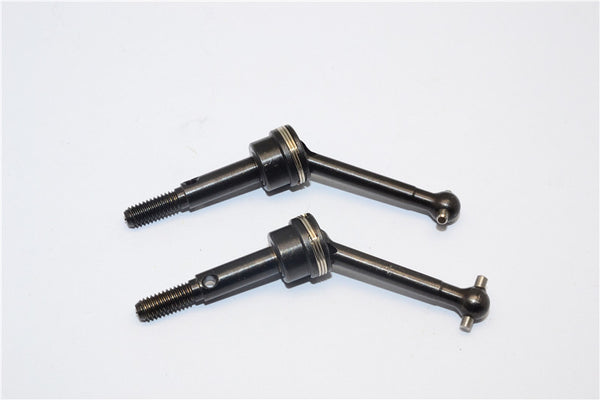 Tamiya MF01X Hard Steel Front/Rear CVD Drive Shaft - 1Pr Set Black