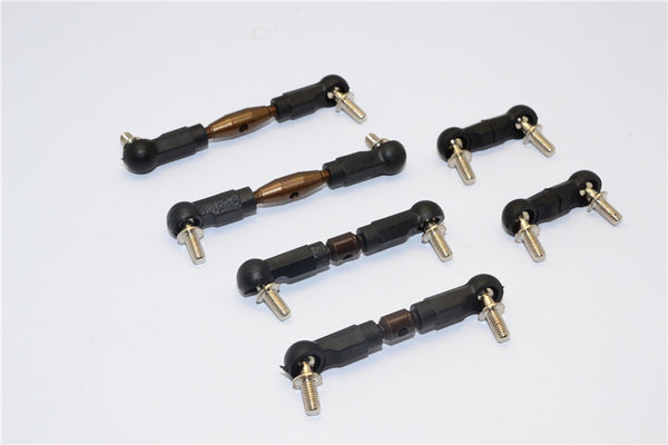 Tamiya MF01X Spring Steel Completed Tie Rod - 6Pcs Set
