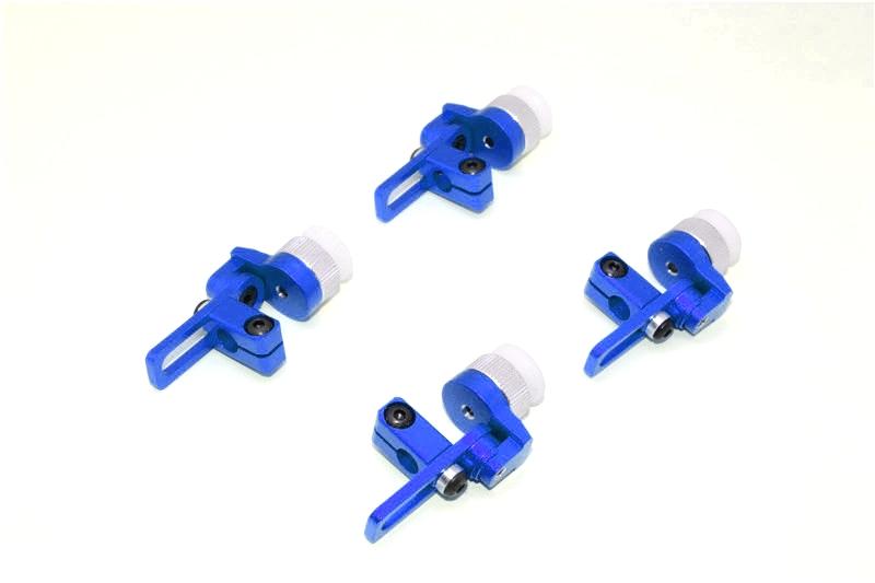 Tamiya MF01X Aluminum Front+Rear Magnet Body Mount -1 Set Blue