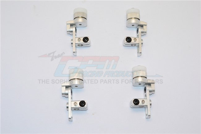 Tamiya MF01X Aluminum Front+Rear Magnet Body Mount -1 Set Silver