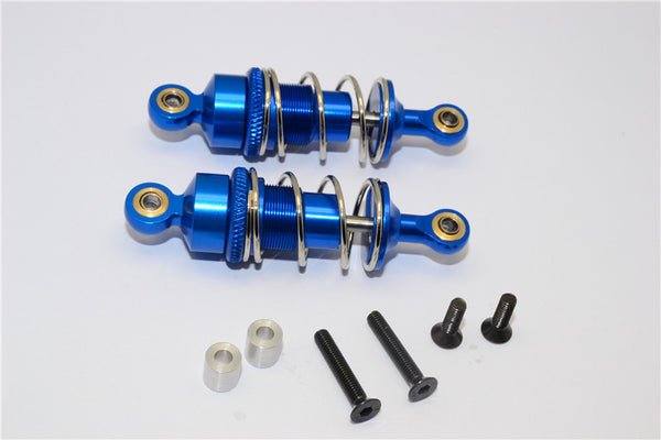 Tamiya MF01X Aluminum Front Adjustable Spring Damper 53mm - 1Pr Set Blue