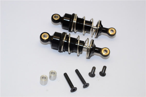 Tamiya MF01X Aluminum Front Adjustable Spring Damper 53mm - 1Pr Set Black