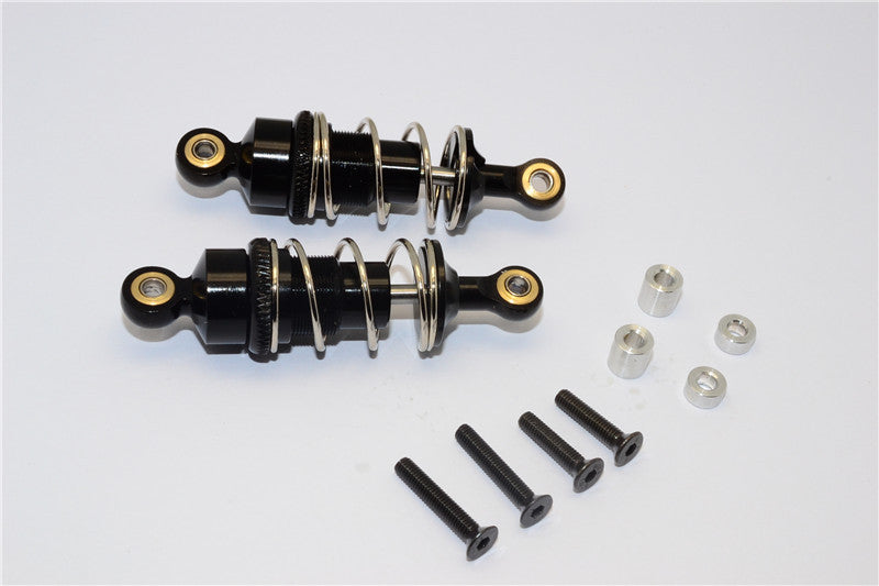 Tamiya MF01X Aluminum Rear Adjustable Spring Damper 53mm - 1Pr Set Black
