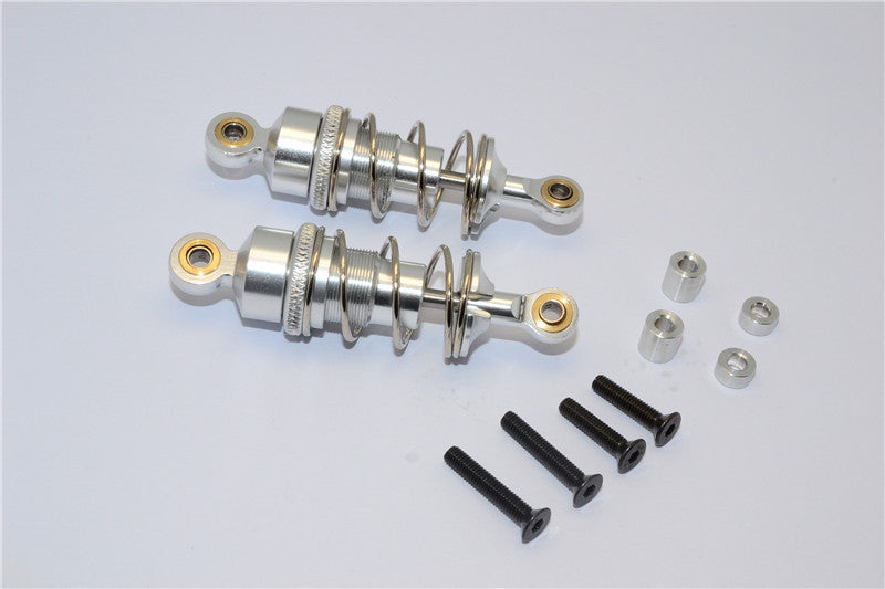 Tamiya MF01X Aluminum Rear Adjustable Spring Damper 53mm - 1Pr Set Silver
