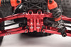 Aluminum 7075 Rear Diff Cover For Arrma 1/18 GRANITE GROM MEGA 380 Brushed 4X4 Monster Truck ARA2102 Upgrade Parts - Red